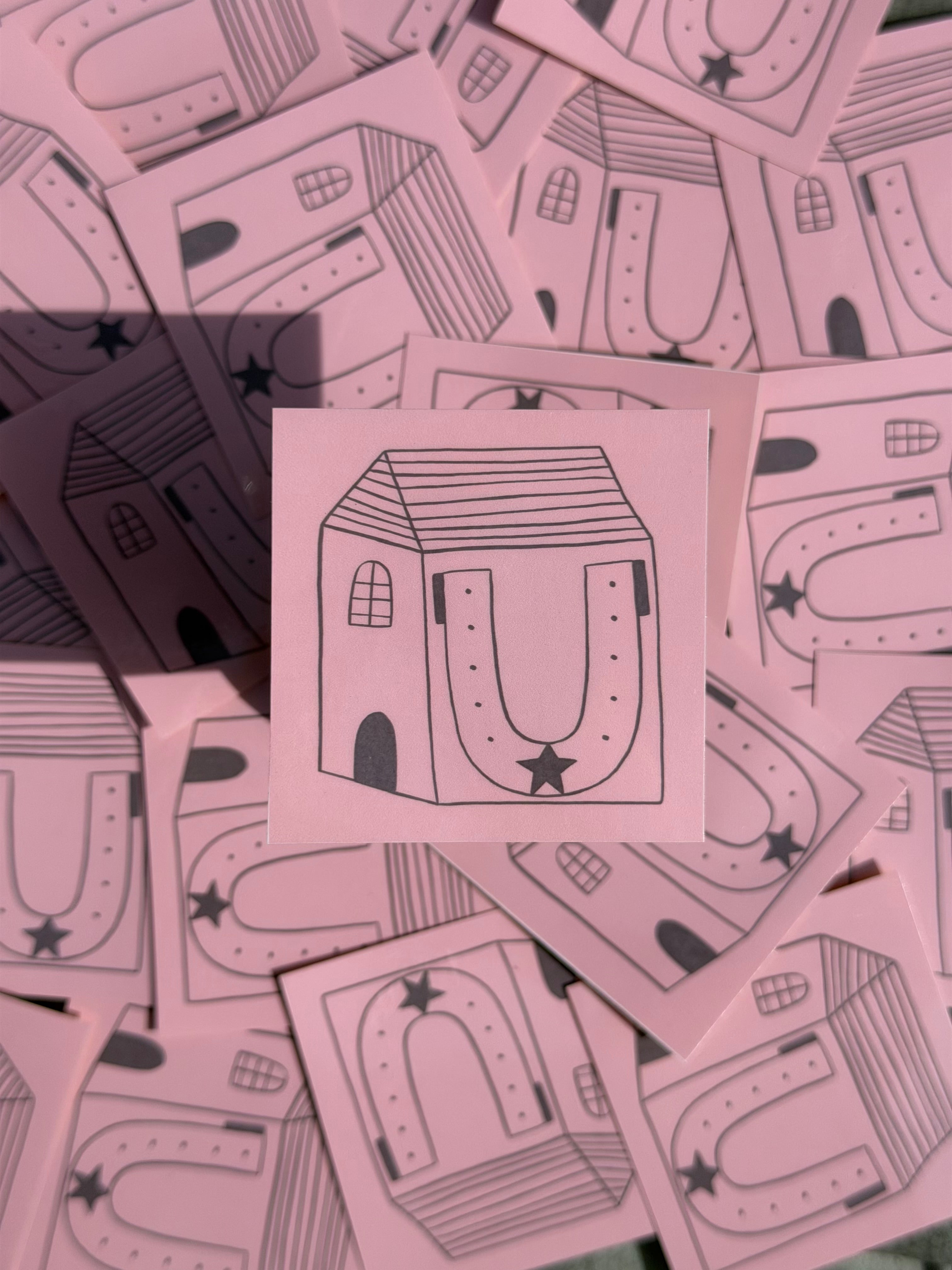 Lucky House Sticker